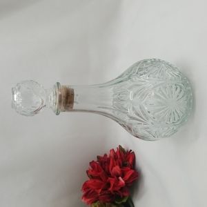 Anchor Hocking Medallion Clear Decanter